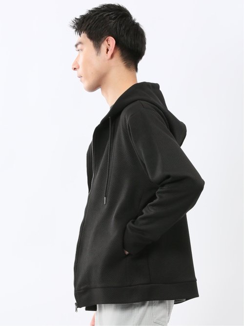 ストレッチ ブリスターツイル フルジップパーカー