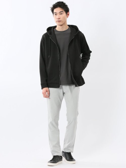 ストレッチ ブリスターツイル フルジップパーカー