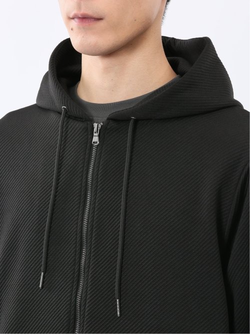 ストレッチ ブリスターツイル フルジップパーカー