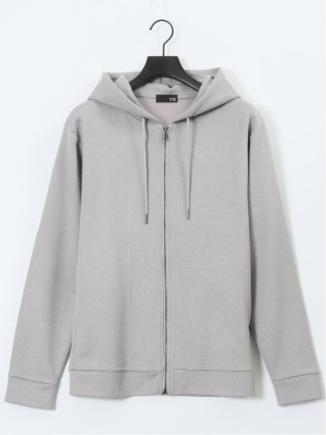 ストレッチ ブリスターツイル フルジップパーカー