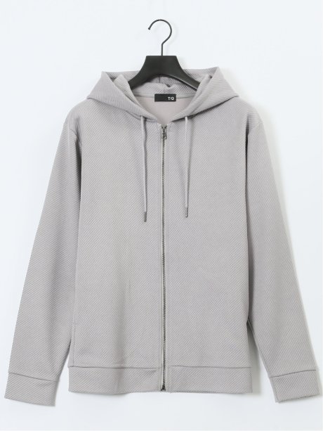 ストレッチ ブリスターツイル フルジップパーカー