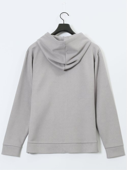 ストレッチ ブリスターツイル フルジップパーカー