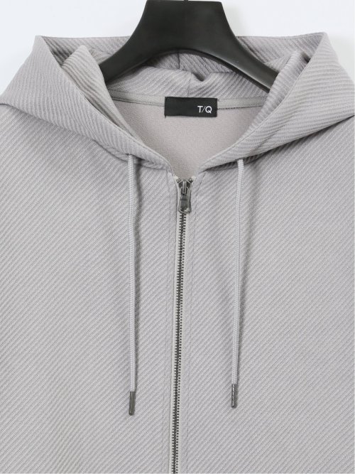 ストレッチ ブリスターツイル フルジップパーカー