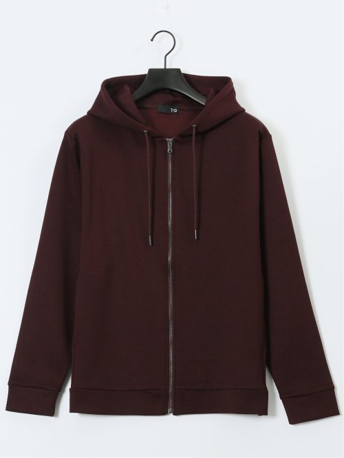 ストレッチ ブリスターツイル フルジップパーカー