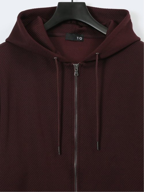 ストレッチ ブリスターツイル フルジップパーカー