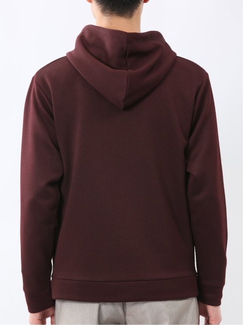 ストレッチ ブリスターツイル フルジップパーカー