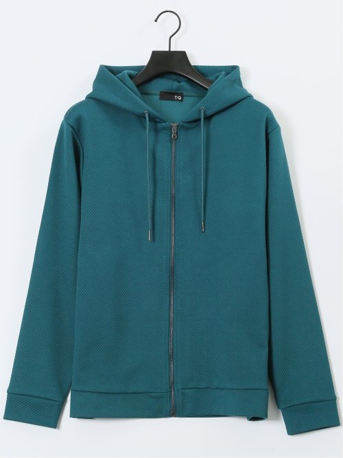 ストレッチ ブリスターツイル フルジップパーカー