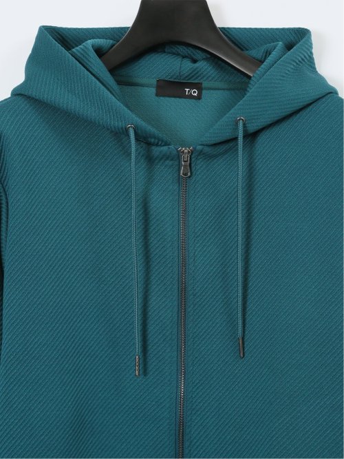 ストレッチ ブリスターツイル フルジップパーカー