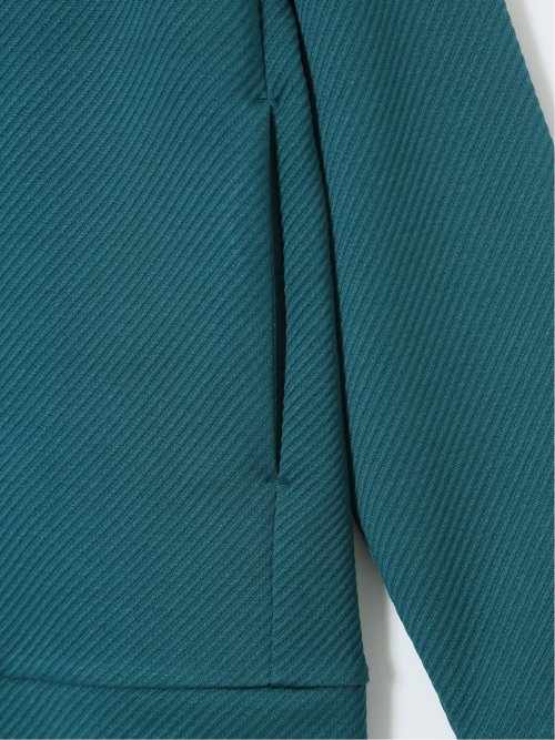 ストレッチ ブリスターツイル フルジップパーカー