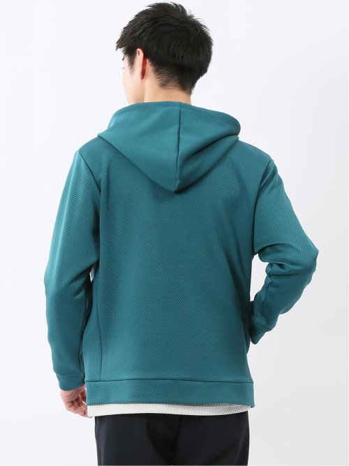 ストレッチ ブリスターツイル フルジップパーカー