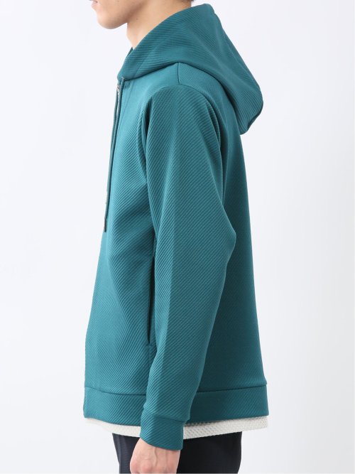 ストレッチ ブリスターツイル フルジップパーカー