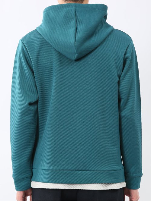 ストレッチ ブリスターツイル フルジップパーカー