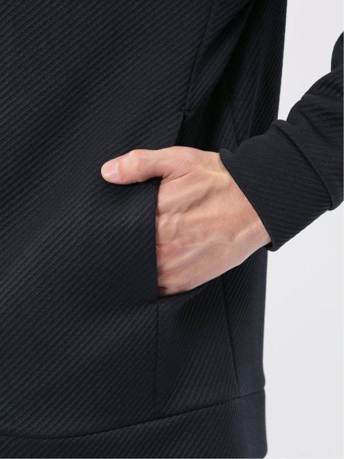 ストレッチ ブリスターツイル フルジップパーカー