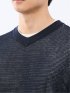 透かし編み Vネック プルオーバー & 半袖 Tシャツ アンサンブル