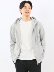 コットン裏毛 フルZIPパーカー