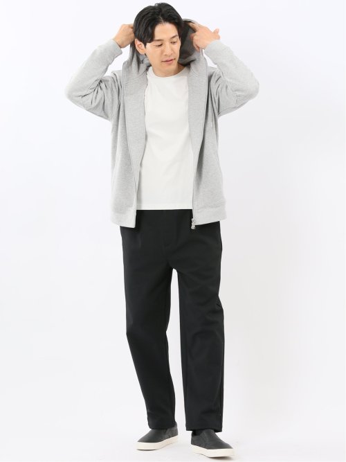 コットン裏毛 フルZIPパーカー