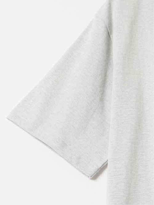 ダブルフェイス 天竺 キーネック 半袖 Tシャツ