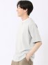 ダブルフェイス 天竺 キーネック 半袖 Tシャツ