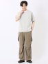 ダブルフェイス 天竺 キーネック 半袖 Tシャツ