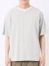 ダブルフェイス 天竺 キーネック 半袖 Tシャツ