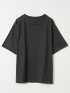 ダブルフェイス 天竺 キーネック 半袖 Tシャツ