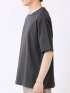 ダブルフェイス 天竺 キーネック 半袖 Tシャツ