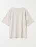 ダブルフェイス 天竺 キーネック 半袖 Tシャツ