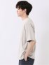 ダブルフェイス 天竺 キーネック 半袖 Tシャツ