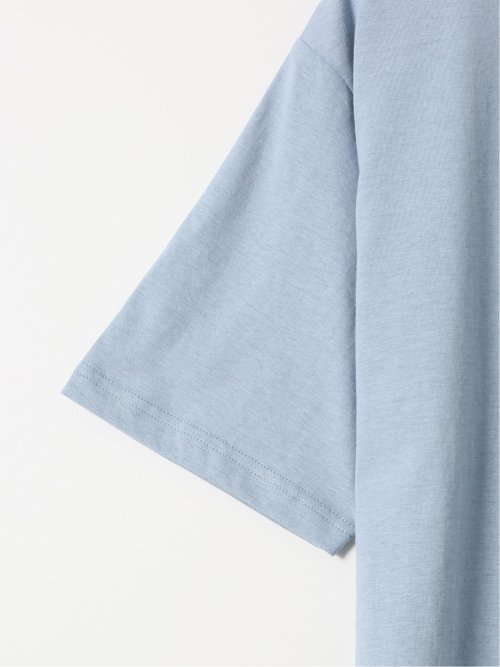 ダブルフェイス 天竺 キーネック 半袖 Tシャツ