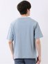 ダブルフェイス 天竺 キーネック 半袖 Tシャツ