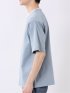 ダブルフェイス 天竺 キーネック 半袖 Tシャツ