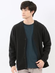 ダブルフェイスカノコ Vネックカーディガン