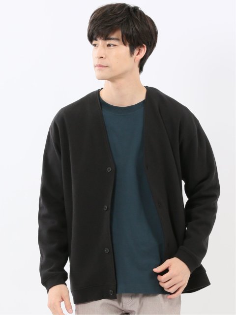 ダブルフェイスカノコ Vネックカーディガン