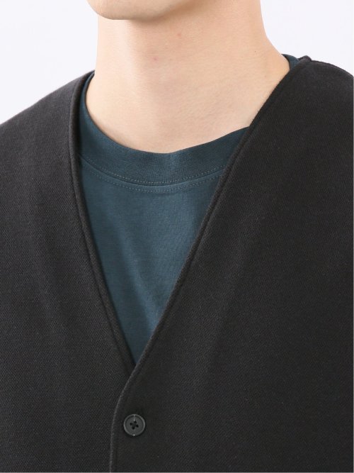 ダブルフェイスカノコ Vネックカーディガン