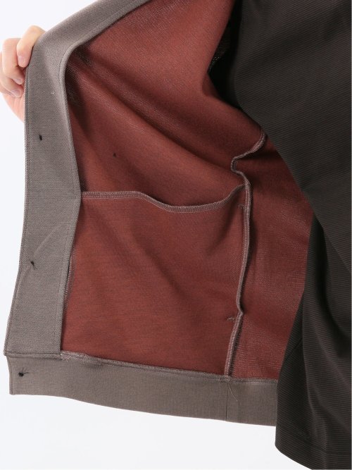 ダブルフェイスカノコ Vネックカーディガン