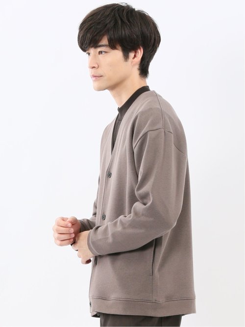 ダブルフェイスカノコ Vネックカーディガン