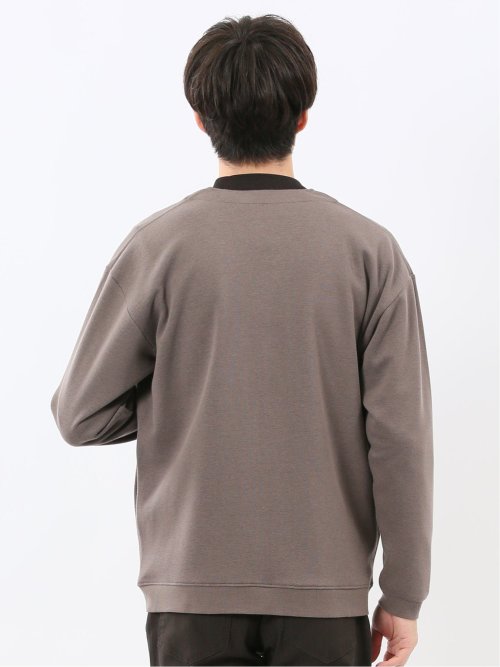 ダブルフェイスカノコ Vネックカーディガン