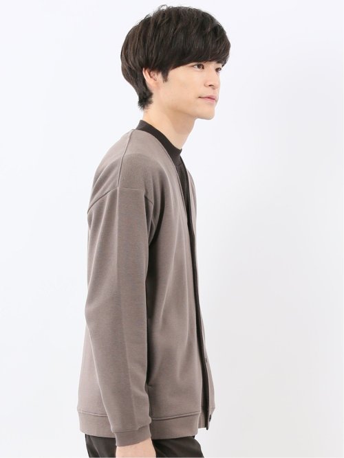 ダブルフェイスカノコ Vネックカーディガン