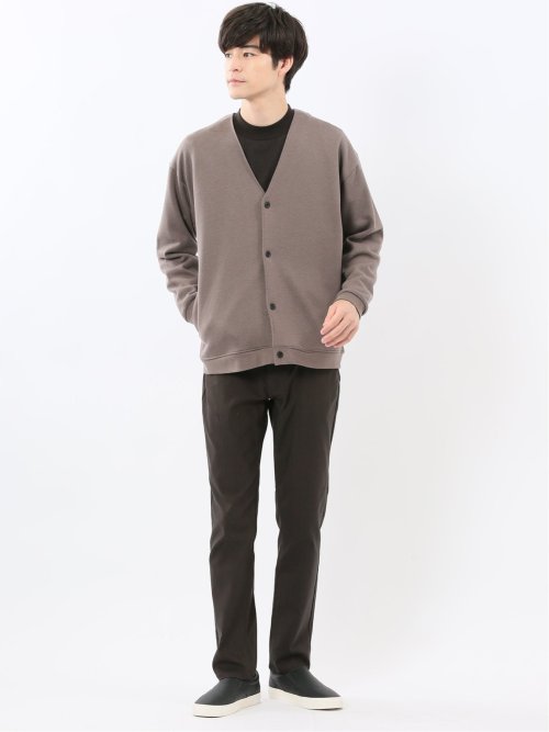 ダブルフェイスカノコ Vネックカーディガン