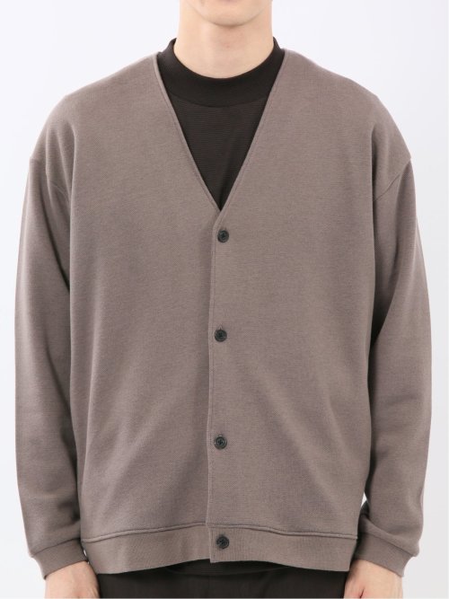 ダブルフェイスカノコ Vネックカーディガン