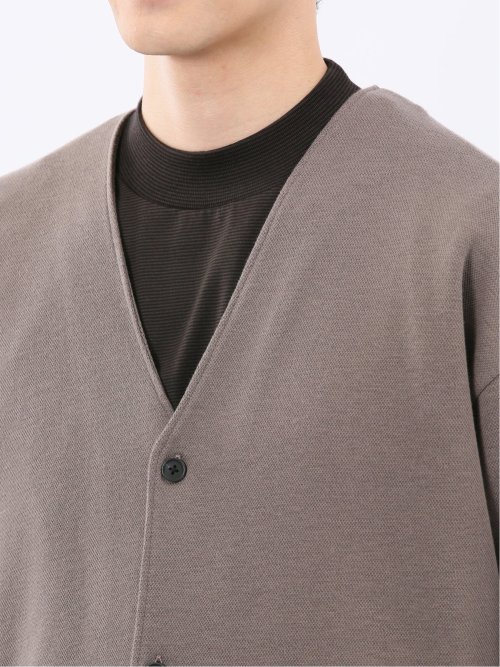 ダブルフェイスカノコ Vネックカーディガン