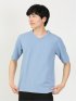 ドライリップル Vネック半袖Tシャツ