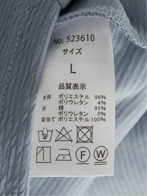 ドライリップル Vネック半袖Tシャツ