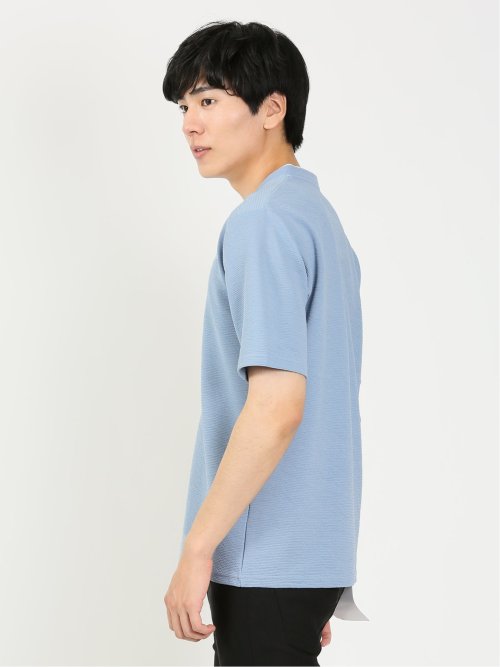 ドライリップル Vネック半袖Tシャツ