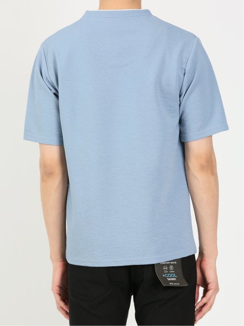 ドライリップル Vネック半袖Tシャツ