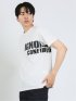 ラバーロゴ クルーネック半袖Tシャツ
