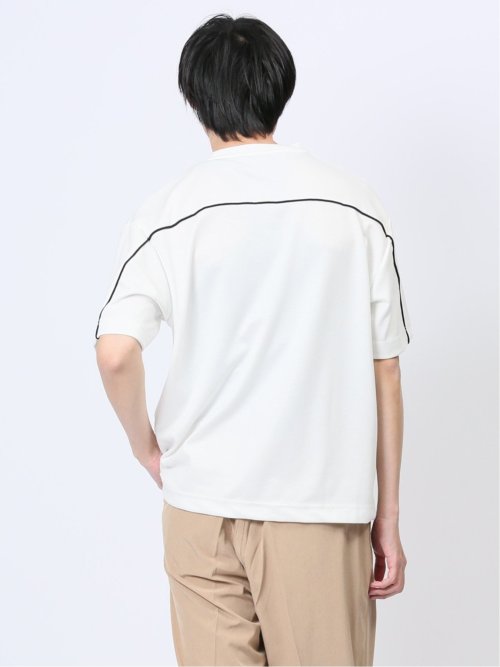 パイピング クルーネック半袖Tシャツ