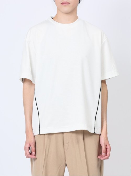 パイピング クルーネック半袖Tシャツ