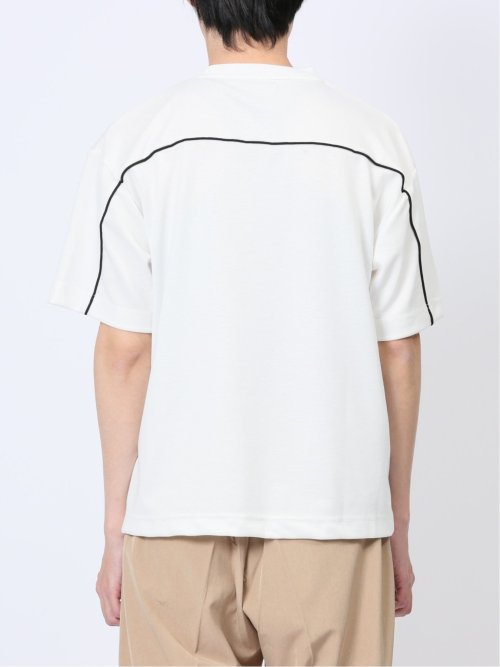 パイピング クルーネック半袖Tシャツ