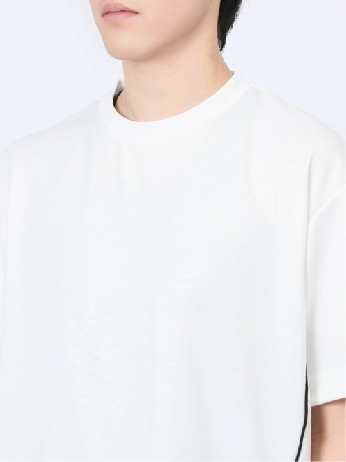 パイピング クルーネック半袖Tシャツ